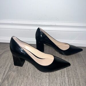 Marc Fisher Black Block Heel Pumps